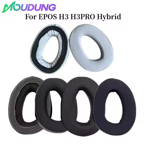 MOUDUNG Replacement Ear pads For EPOS H3 H3PRO Hybrid Headphones Memory Foam Ear Cushions Earpads he