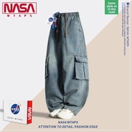 NASA WTAPS | High-Waist Loose Straight Pants for Men