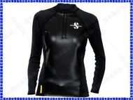 潛水專賣◎ Scubapro Hybrid Thermal Top 1mm 保暖衣/防晒衣 - 女性