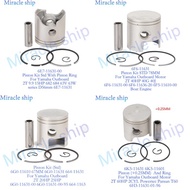 6E7-11631-00 6F5-11631-2 6G0-11610 6K5-11631 Piston Kit Std For Yamaha 2T Outboard 9.9-60HP 664-1163