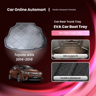For TOYOTA ALTIS 2014 - 2019 EVA Copolymer Car Boot Tray Trunk Tray Luggage Cargo Dulang But Kereta 