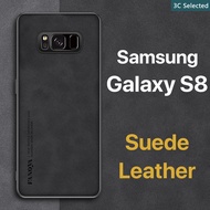 Suede Leather Case Samsung S8 S8+ Plus Touch Comfortable Anti-fingerprint Soft TPU Border Shockproof Protect Camera Protect Screen Non-slip samsung galaxy S8 S8 Plus