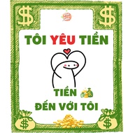 Fun and Lovely Stress-Free Meme Note Card for Desk