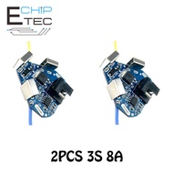 2PCS 3s8a 12V BMS DC Power tools Hand lithium drill power supply 18650 Lithium battery protection board Circuit module 3 Battery pack BMS