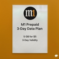 M1 Prepaid 3‑Day Data Plan – 5 GB for $5 | 3‑Day Validity