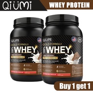 QIUMI Whey Protein Powder Supplement Muscle Growth Supplement Whey Protein Isolate Powder 2 LBS