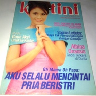 majalah Kartini langka tahun 2001 cover Wulan Guritno