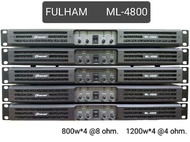 เพาเวอร์แอมป์ FULHAM (ฟูแล่ม) รุ่น ML-4800 ดิจิตอลเพาเวอร์ คลาส D ขนาด 1U