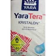 Yara Kristalon Red 12:12:36 + micro (Bunga/Buah) Repack 500gm