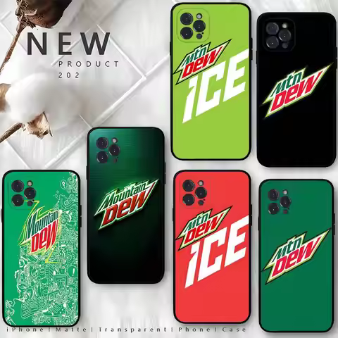 Mtn Dew Phone Cover Case For IPhone 13 12 11 17 Pro Max 17 15 16 14 Plus 17Air