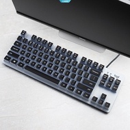 Contoured Silicone Anti-Dust Keyboard Protector for Logitech K855 Wireless 84-Key Office Keyboard [Z