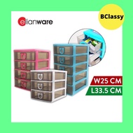 Elianware 3/4/5 Tiers A4 Paper Office Drawer Stackable Storage Document File Cases Desktop Organizer