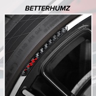 ฝาครอบภายในรถใหม่▶คาร์บอนไฟเบอร์สำหรับรถ Audi A4 B8 B9 C8 C6 Q3 Q5 8Y S3 A3 8P A5 Q7 TT ขอบล้อรถ A6อ