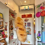 In stock baguette pillow removable strip sleeping pillow