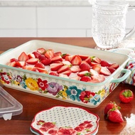 The Pioneer Woman Sweet Romance 4.2 Quart Rectangular Ceramic Baking Dish