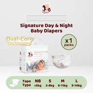 Iconic Babycare Signature Day & Night Baby Diaper Tape NB28/S50/M44/L38 (Pack)