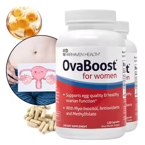 Natural Fertility Nutritional Dietary Supplement - Contains Inositol and Folic Acid To Promote Ovula