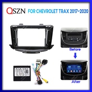 9" Car Frame Fascia For Chevrolet TRAX 2017 2018 2019 2020 Adapter Canbus Box Decoder Cable Radio Da