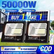 Orbit Lampu Solar Outdoor Waterproof 50000W Solar Spotlight LED Flood Light Outdoor Lighting Terang 