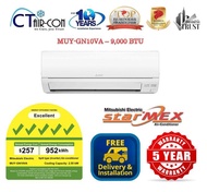 MITSUBISHI ELECTRIC (MUYGN10VA + MSYGN10VA) INVERTER SINGLE SPLIT AIRCON+ FREE Installation + FREE Delivery + Dismantle &amp; Disposal Old Air-Con Unit