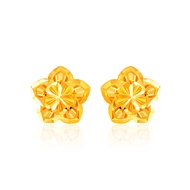 SK Jewellery SK 916 Star Petal Gold Earrings