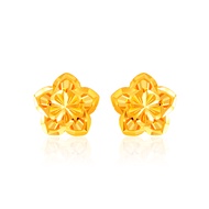 SK Jewellery SK 916 Star Petal Gold Earrings