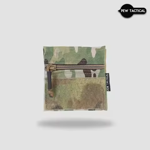 Pew Tactical Candy Micro Pouch 4X4 V3 Half Flap Zipper Admin Pouch Airsoft MK3 MK4 Chest Rig UA07