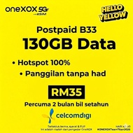 (SALE 12.12) 130GB + 5G +FULL HOTSPOT @B33 POSTPAID XOX