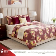 KATUN Alberta rose Aurelie patterned cotton bed sheet