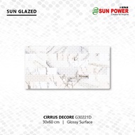 Keramik Dinding Dekoratif Glossy -  Cirrus Series 30x60 | Sun Power