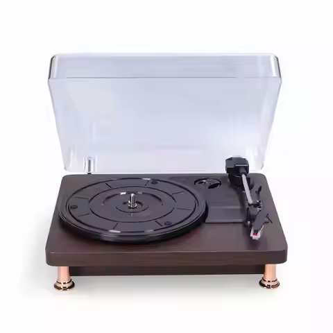 Record Player 33RPM 45RPM 78RPM Portable Record Player for Entertainment and Home Decoration Record 