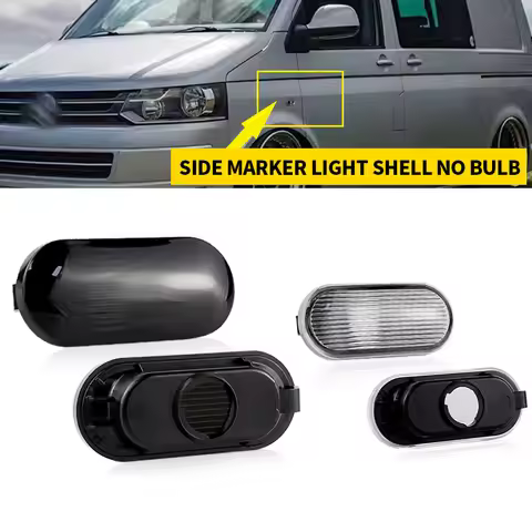 2Pcs Side Marker Lights Turn Signal Lamp Housing No bulb For VW Golf 3 4 MK3 MK4 Passat 3BG Polo 6N 