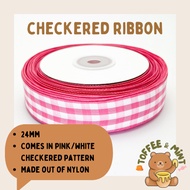 Checkered Ribbon 24mm