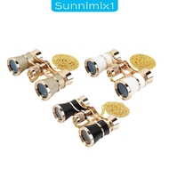 [Sunnimix1] Theater Binoculars with Foldable Handle And Chain, Vintage 3x25 Portable Opera Binocular