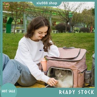 (xiu988) Cat Bag Portable Cat Backpack Large Capacity Breathable Pet Backpack Large Capacity Pet Tra
