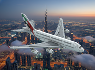 ของเล่นจำลองเครื่องบินเอ็มเมอร์เรตส์ แอร์บัส A380