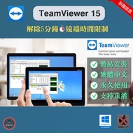 【在線出貨】 TeamViewer 15 桌面遠端控制 多國語言 永久使用 遠程協助 協同作業支持 Windows 10