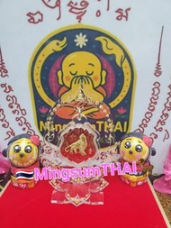 泰國佛牌聖物🔥 龍婆趁乃 — 無頭虎（紅金色）🔥佛牌年份：2564