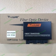 Ethernet Fiber Switch media converter 3 FO - 2 LAN