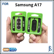 Anti-Scratch Samsung A17 CameraRing, Round Black Camera Lens Protector Screen Protector