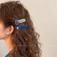 Kẹp Tóc Acetate Hoa Thanh Lịch Dành Cho Nữ Kẹp Tóc Mái Lệch Kẹp Tóc Đuôi Gà Kẹp Tóc Trán Phụ Kiện Tó