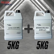 Nitric + HCl (Aqua Regia)