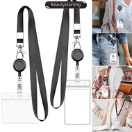 BEAUTYSTARTING Lanyards ID Card Holder Badge Holders with Retractable Lobster Clasp ID Cases for Stu