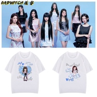 Hearts2Hearts First Mini Album 'FOCUS' Merch - Printed Pure Cotton Short Sleeve T-Shirt