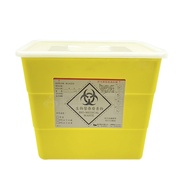 Laierkang Bio-Medical Waste Box 9L Disposal Box Syringe Collection Box Blood Glucose Needle Collecti