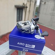 Daiwa Aird 80HL horizontal fishing reel.