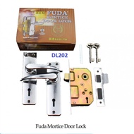 FUDA 202 2-Lever Mortise Lockset (Metal Door Lock)