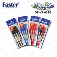 Faster GP-VP005-3 Gel Marker Pen Set