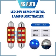 RS Led 24V smd Cabin Room Lamp Festoon Long light Bulb Bullet for Lorry Truck interior cabin light L