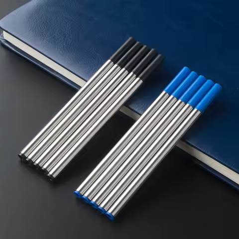 6Pcs / Lot Jinhao Baoer Hero Roller Ball Pen Refills Ballpoint Rollerball Pen Refill for Writing Fac